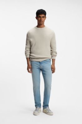 Delaware slim-fit jeans in blue comfort-stretch denim, Light Blue