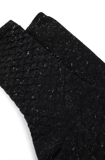 Two-pack of regular-length socks with sparkle effect