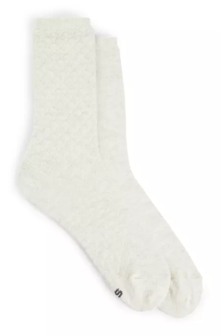 Two-pack of regular-length socks with sparkle effect