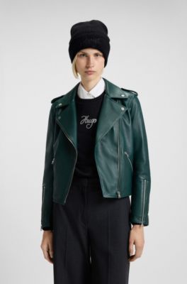 Ribbed beanie hat with handwritten logo, Black