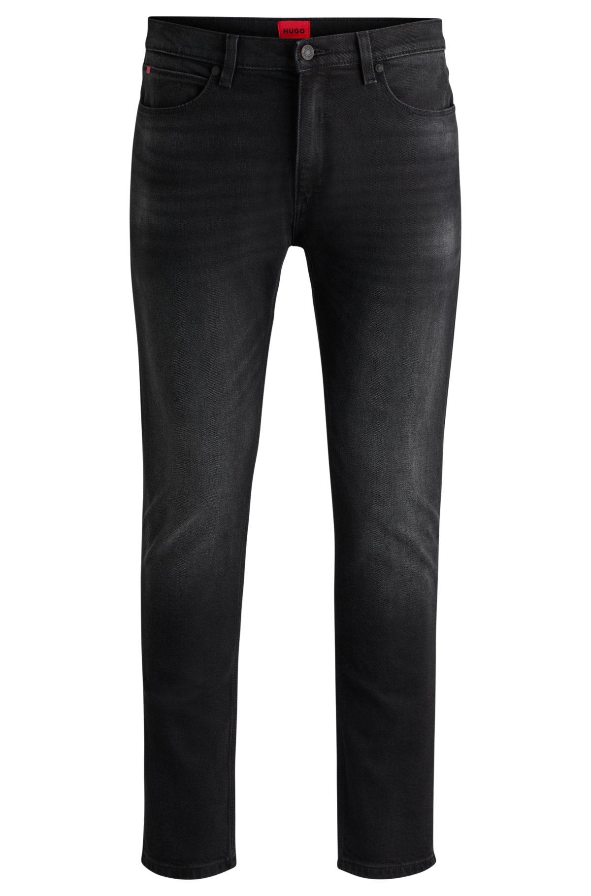 Extra-slim-fit jeans in black-black stretch denim, Black