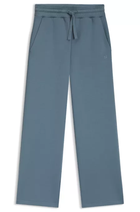 Cotton-jersey tracksuit bottoms with Double B monogram