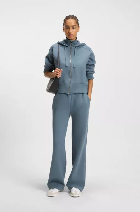 Cotton-jersey tracksuit bottoms with Double B monogram