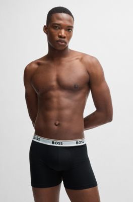 BOSS Herren Boxershorts Trunk 24 - Stretch-Baumwolle Mit Saison-Print