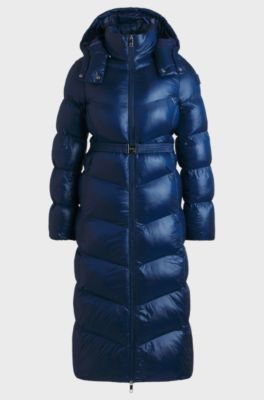 Waterafstotend pufferjack met logoriem, Blauw