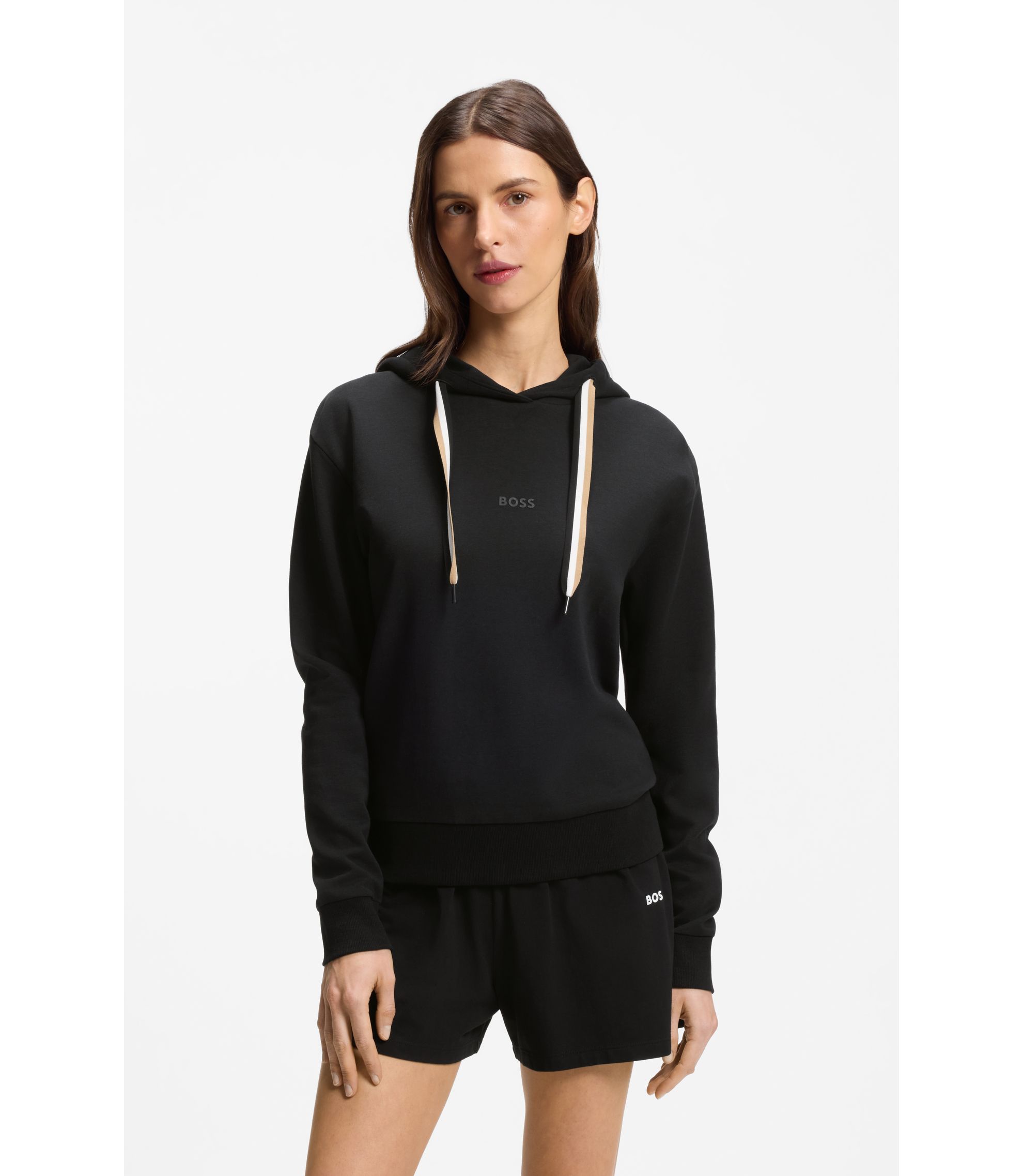 Regular-Fit Hoodie mit Signature-Streifen-Kordeln
