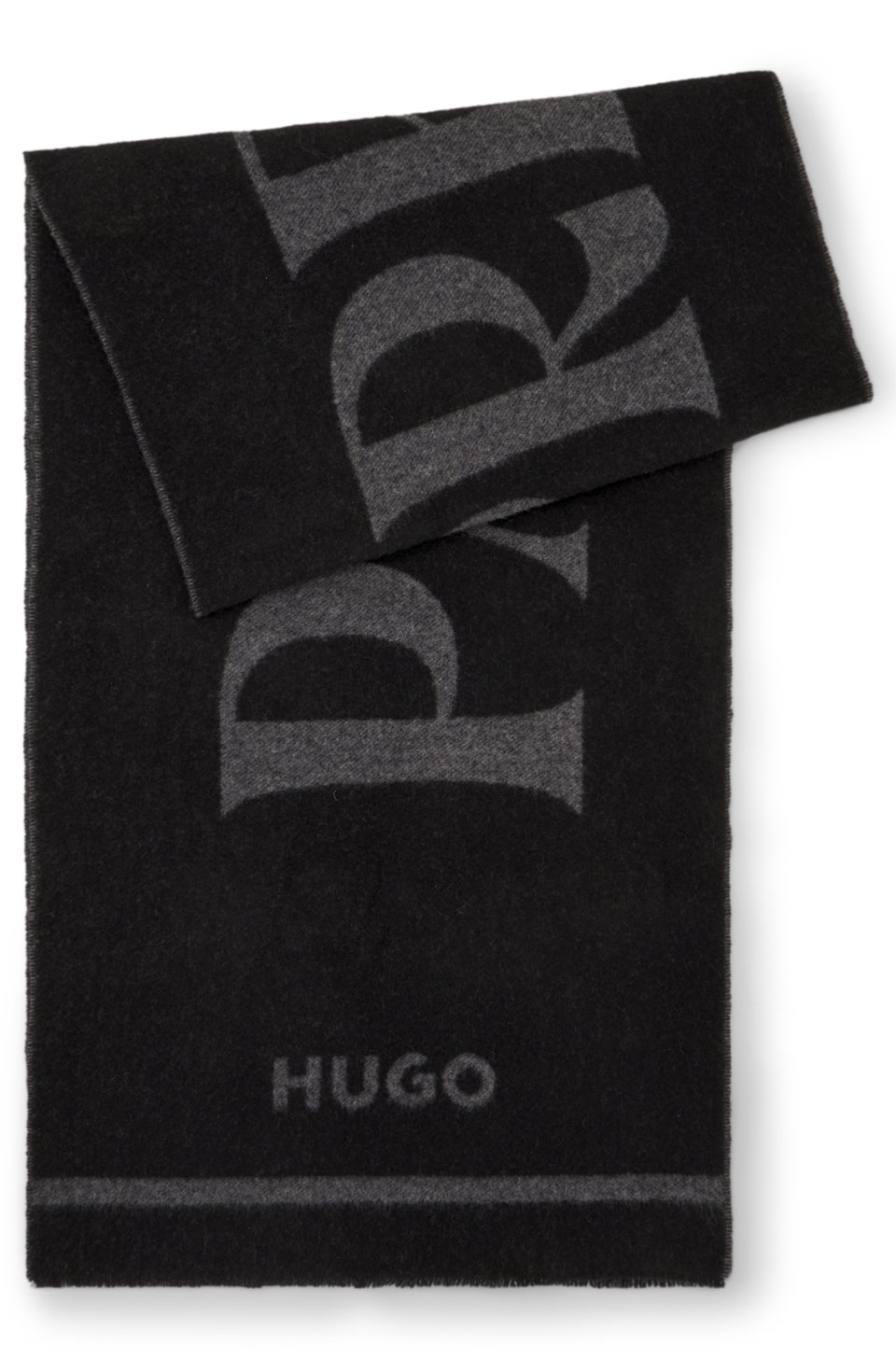 Wool-blend scarf