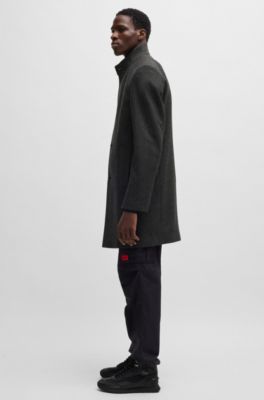 volume wool tailored coat charcoal gray（19 Best Wool Coats