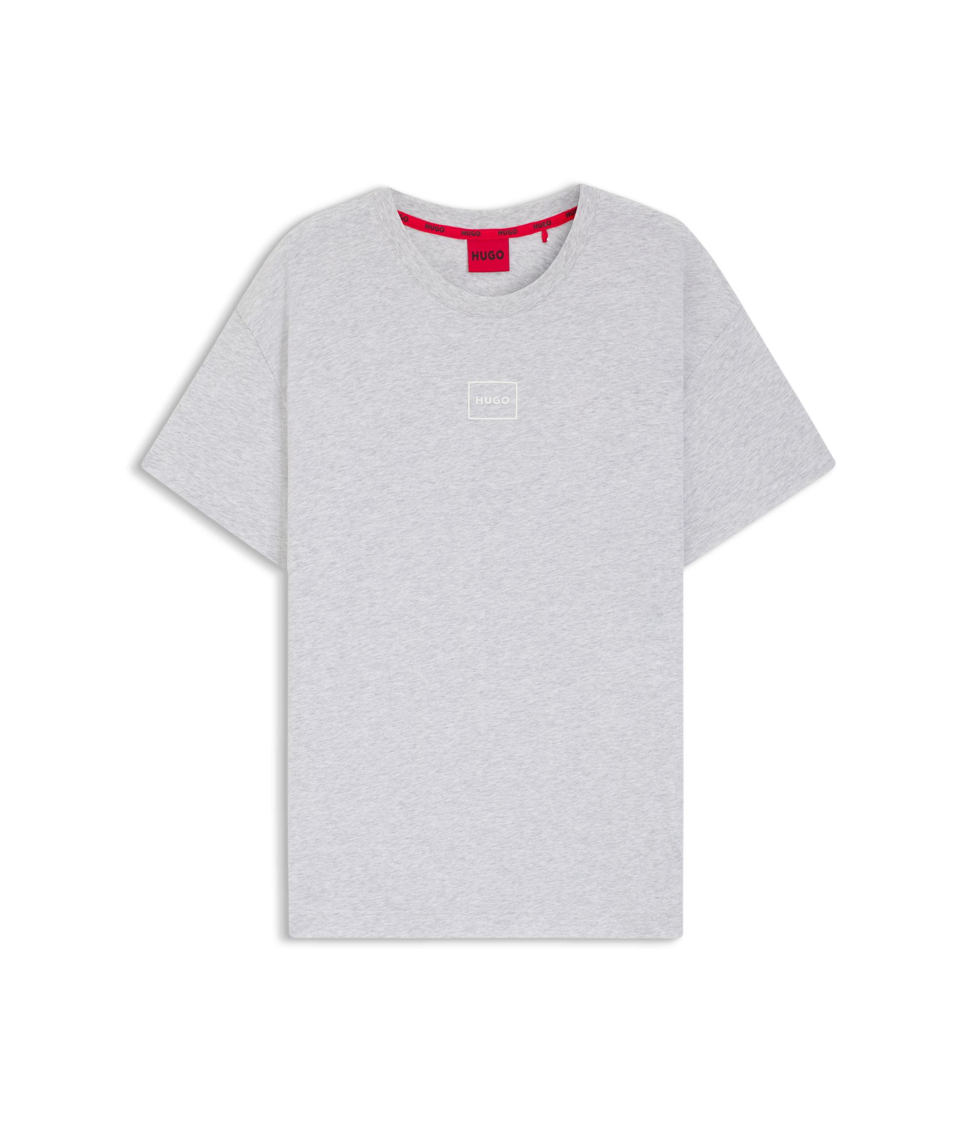 T-Shirt aus Stretch-Baumwolle mit Logo-Print