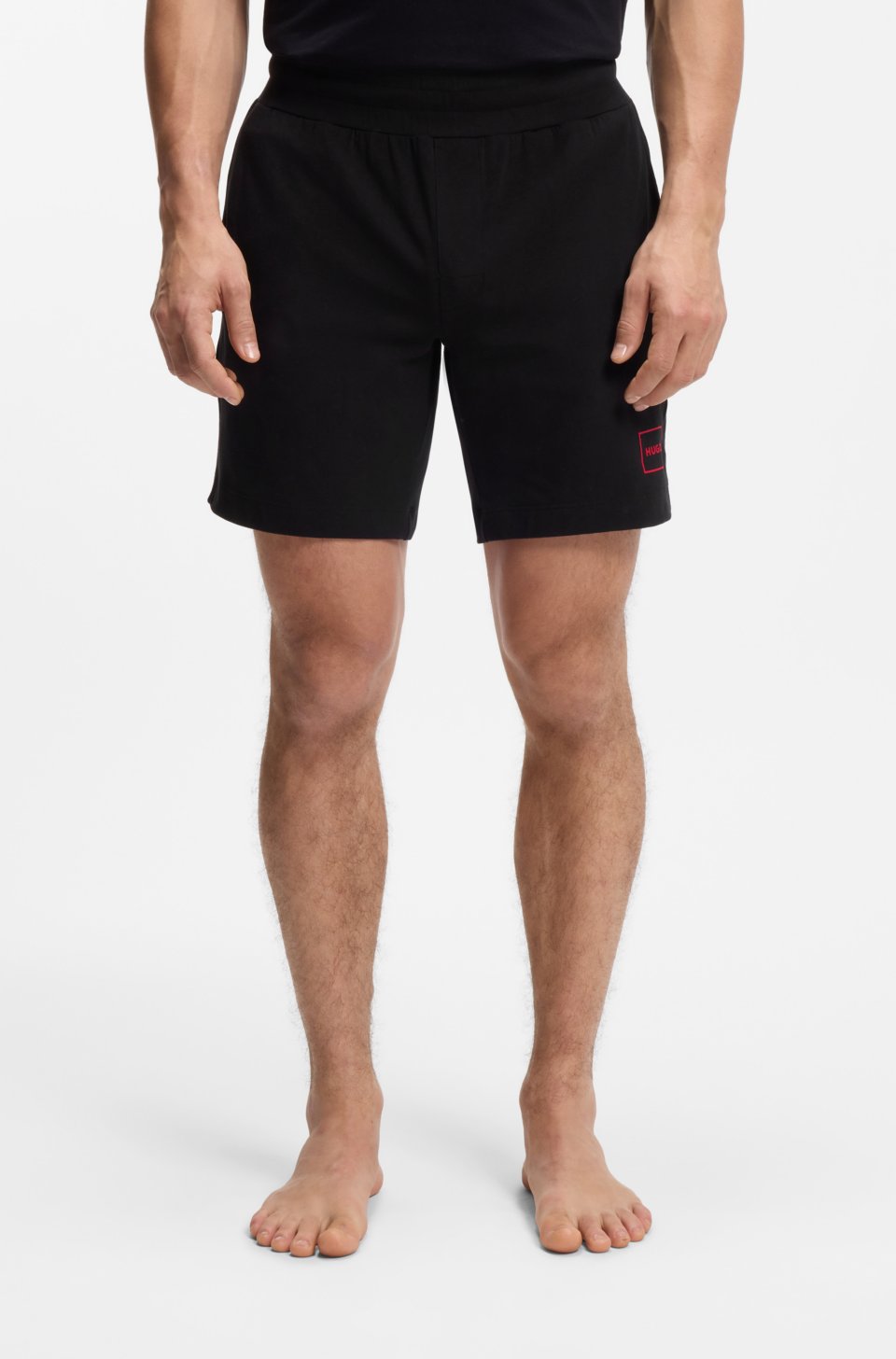 Stretch-cotton shorts