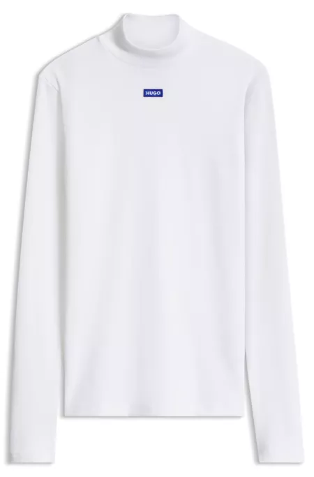 Top à col montant avec logo
