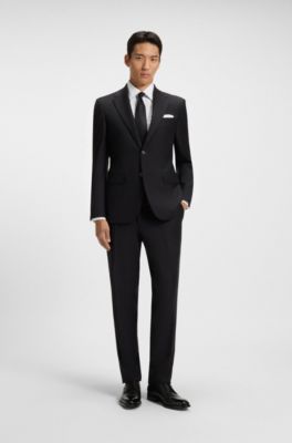 Slim-fit shirt in Italian cotton poplin, White