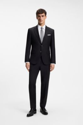 Chemise Slim en popeline de coton italien, Blanc