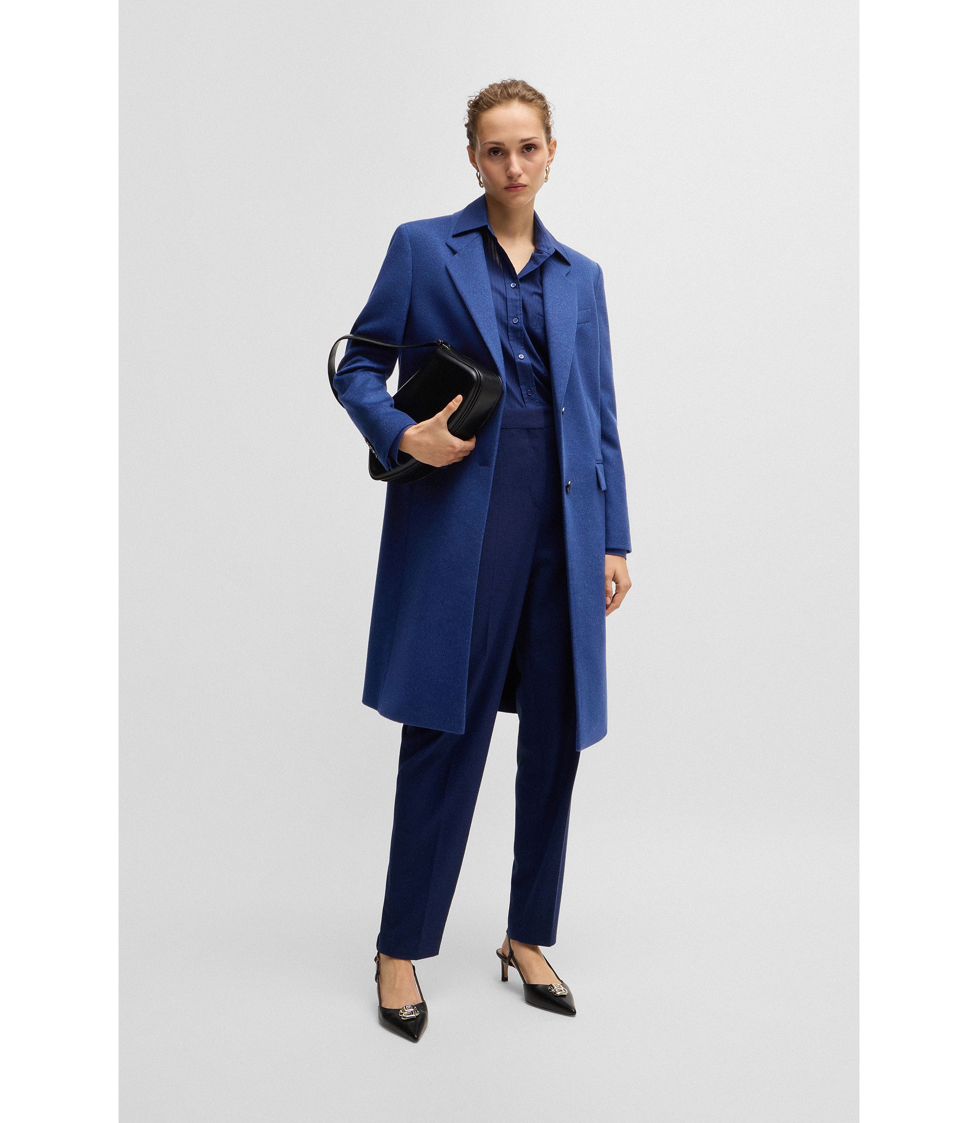 BOSS - スリムフィット ビジネスコート バージンウール/カシミア BOSS - スリムフィット ビジネスコート バージンウール/カシミア