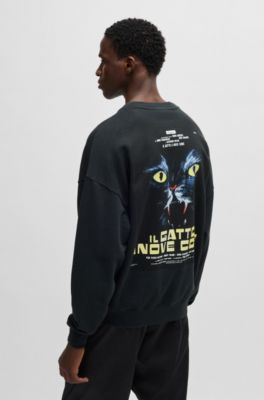 HUGO - スラブ コットンテリー スウェットシャツ キャット