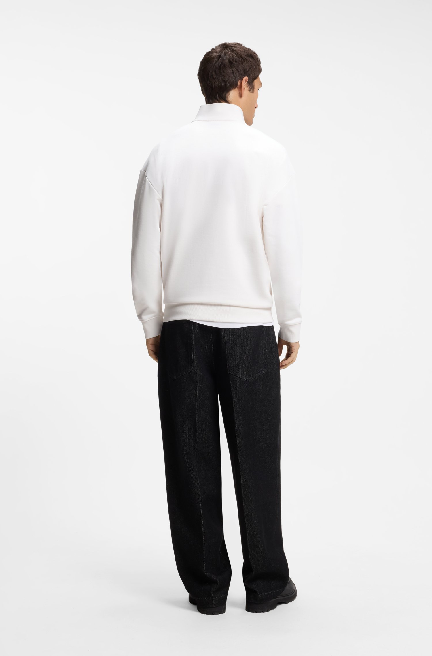 Hugo Cotton sweatshirt herr – bild 3 av 9