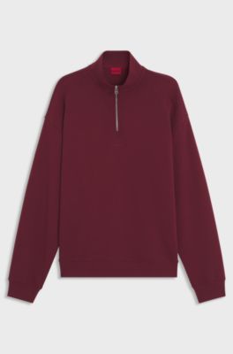 Cotton sweatshirt, Dark Red