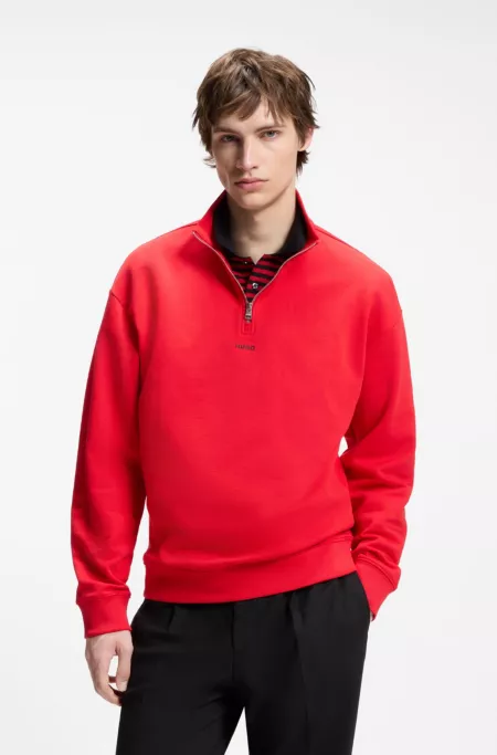 Relaxed-fit sweatshirt in French terry cotton
