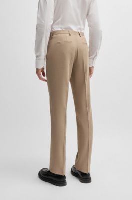 Extra-slim-fit suit in performance-stretch fabric, Light Beige