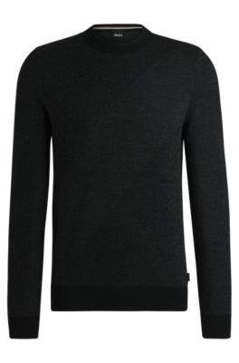 Hugo Boss Mens NWT Solid black sweater orders size large