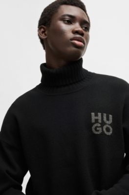 Hugo Sweater Purple Logo White main image 0