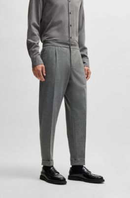 Boss Hombre Pantalones Chinos BOSS Corte Tapered, 97% Algodón,