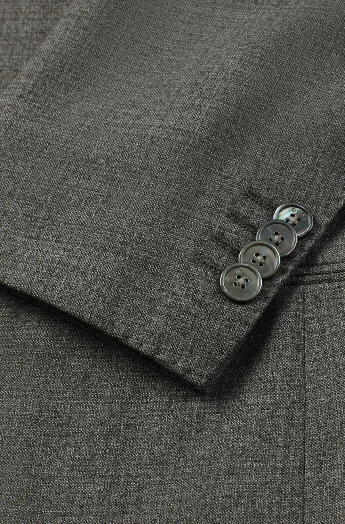 BOSS - Slim-fit suit in micro-patterned stretch wool - Light BOSS - Slim-fit suit in micro-patterned stretch wool - Light