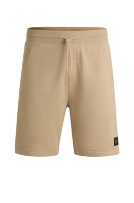 Hugo boss khaki shorts discount