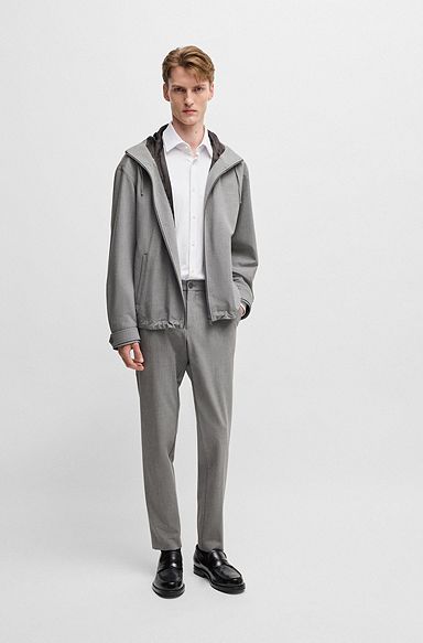 HUGO BOSSグレーMenジャケット HUGO BOSSグレーMenジャケット