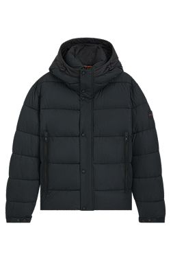 Regular-fit puffer jacket in water-repellent fabric