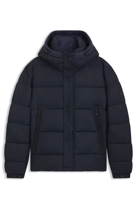 Regular-fit puffer jacket in water-repellent fabric