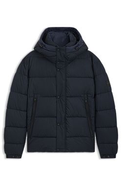 Regular-fit puffer jacket in water-repellent fabric