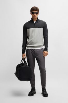 BOSS コットンブレンド セーター カラーブロック＆ロゴ BOSS コットンブレンド セーター カラーブロック＆ロゴ Amazon | [BOSS