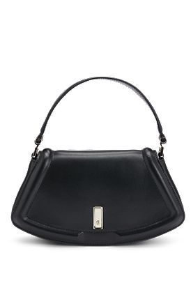 Ariell leather shoulder bag with Double B monogram hardware
