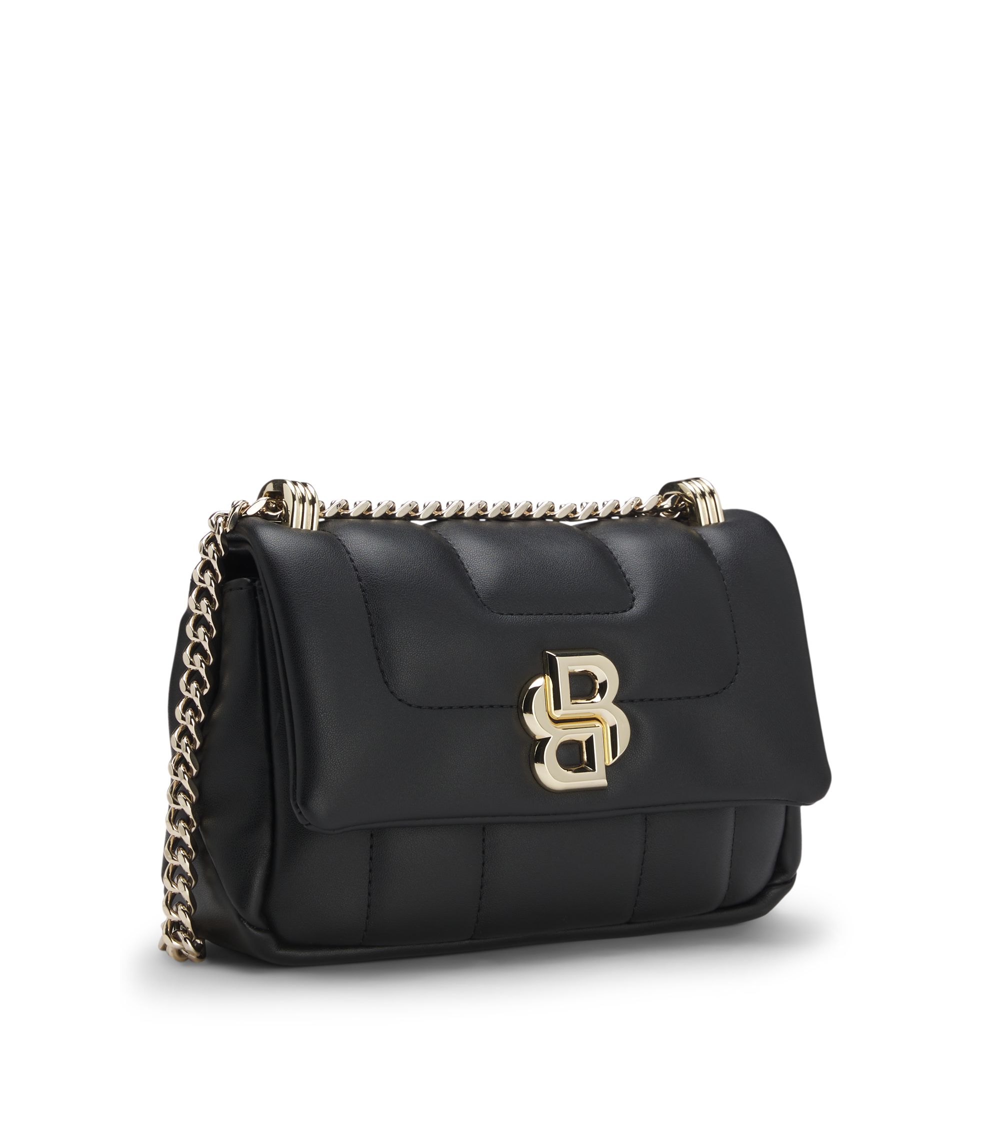 BOSS - キルティング ショルダーバッグ Double Bモノグラムディテール