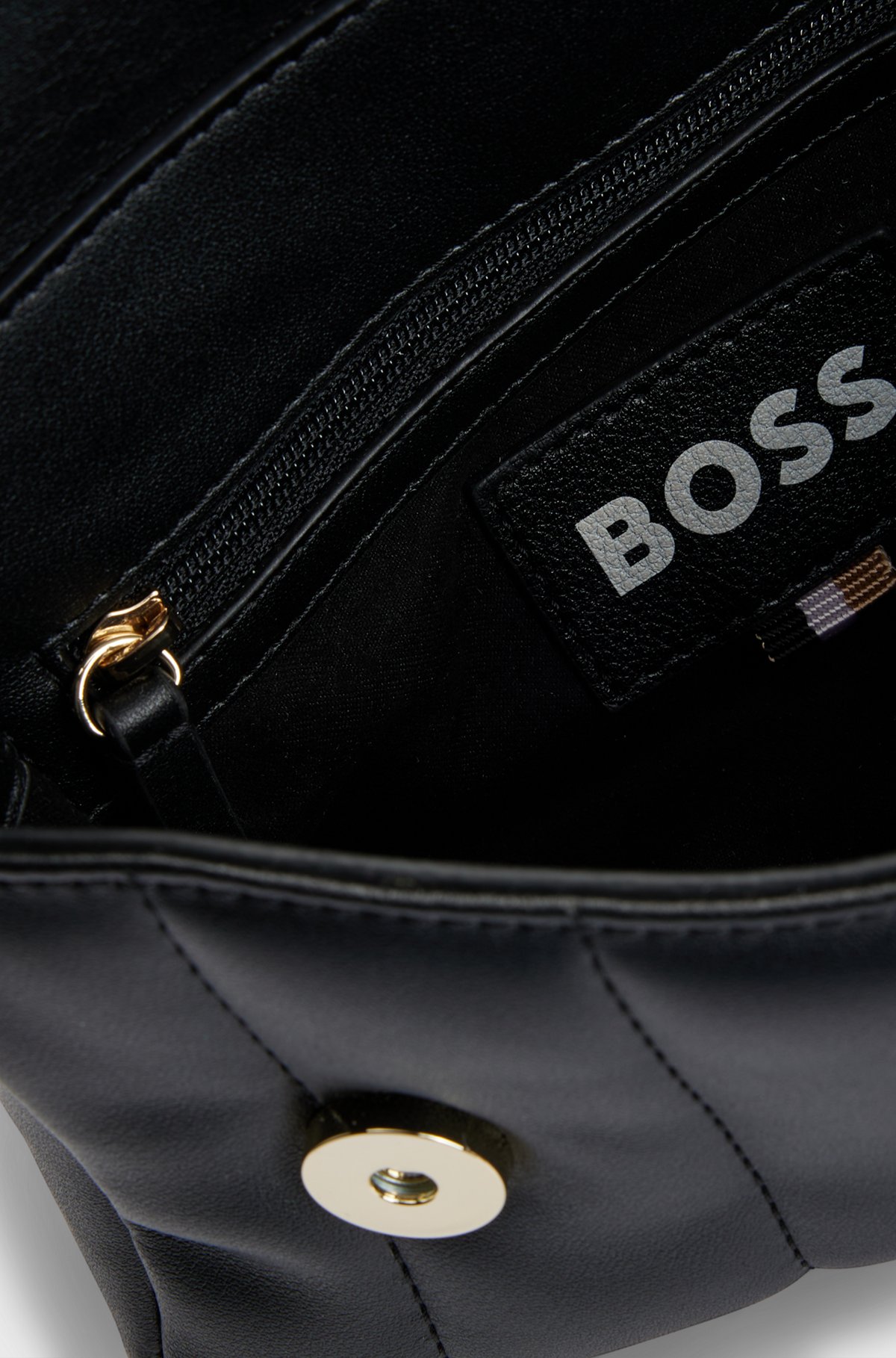 BOSS - キルティング ショルダーバッグ Double Bモノグラム BOSS - キルティング ショルダーバッグ Double Bモノグラム