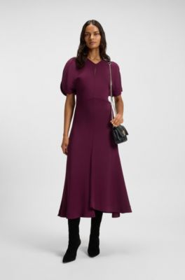 Gesteppte Umh&auml;ngetasche mit Double-B-Monogramm, Schwarz