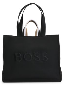 Cabas à logo brodé oversize