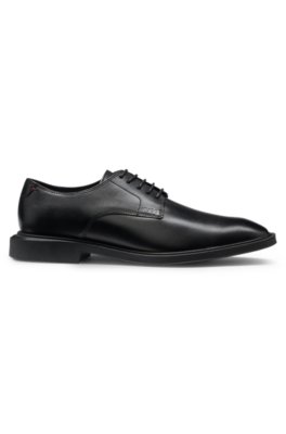 Hugo Derby shoes in smooth leather with embossed logo finskor herr – bild 3