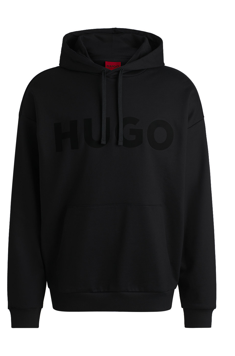 HUGO - Oversized-fit hoodie in cotton terry with tonal logo HUGO - Oversized-fit hoodie in cotton terry with tonal logo