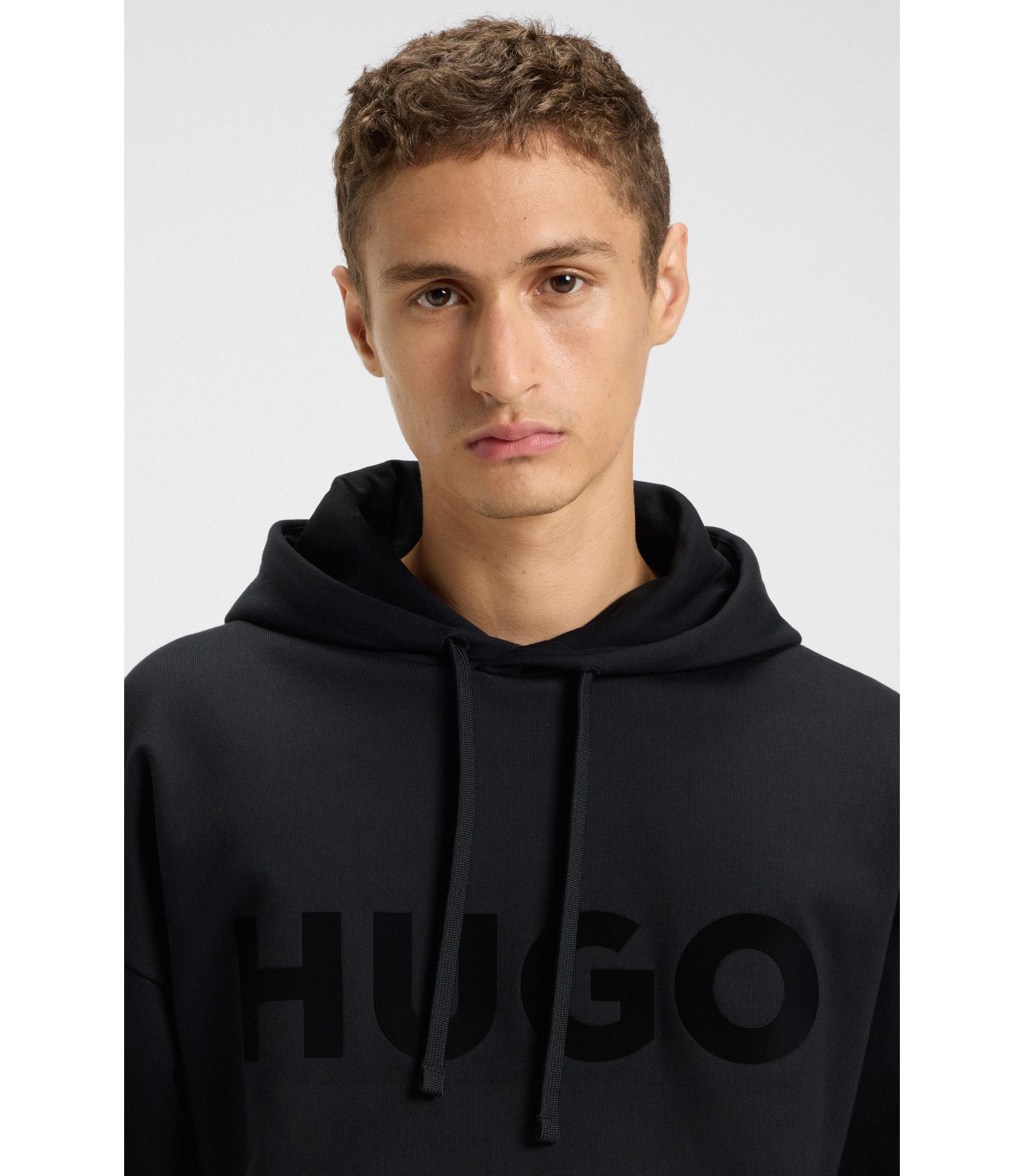 ヒューゴボス フーディブルゾン XL HUGO BOSS (ヒューゴボス) フード着脱 モノグラム柄 フルジップ