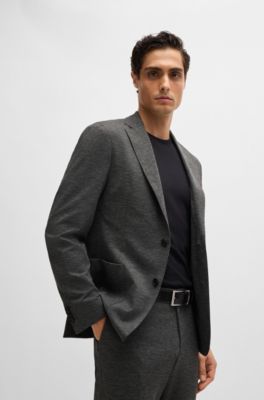 極美品 現行 BOSS パフォーマンス ストレッチ ジャージー ジャケット 46