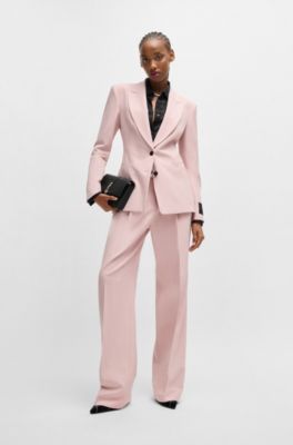 HUGO - Pochette en similicuir avec logo - Noir