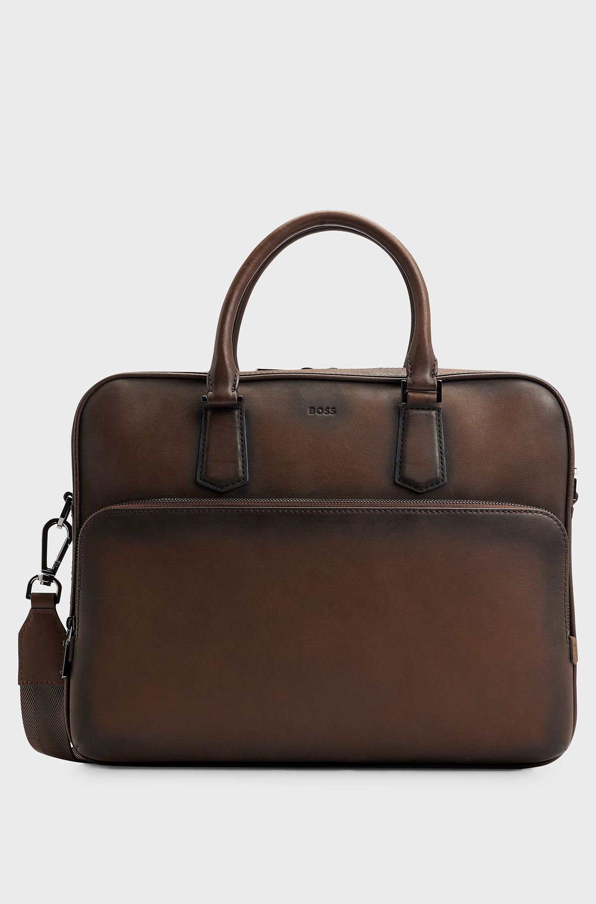 Business Bags in Brown by HUGO BOSS | Men Business Bags in Brown by HUGO BOSS | Men