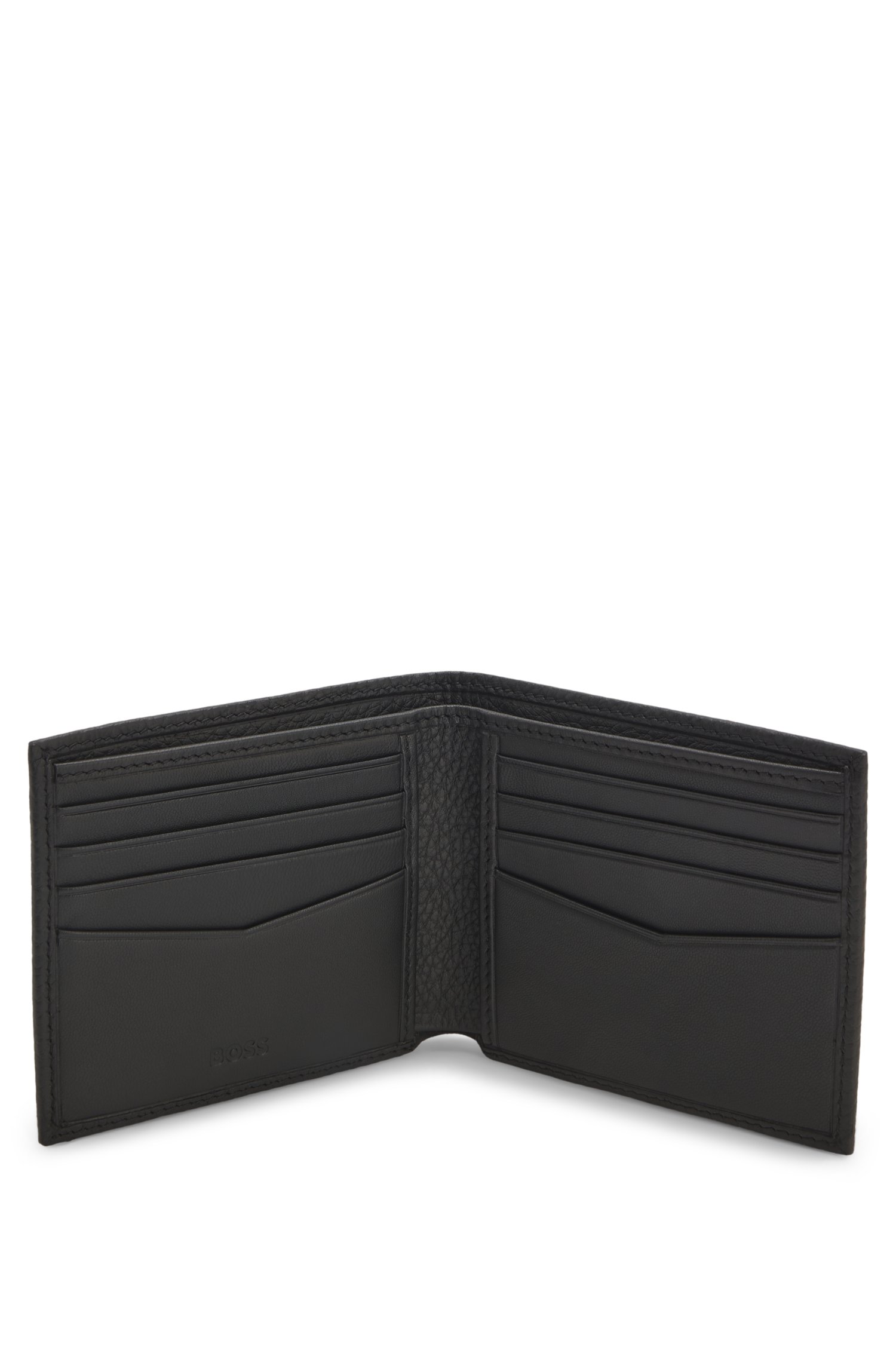 Boss Grained-leather wallet plånböcker & korthållare herr – bild 4