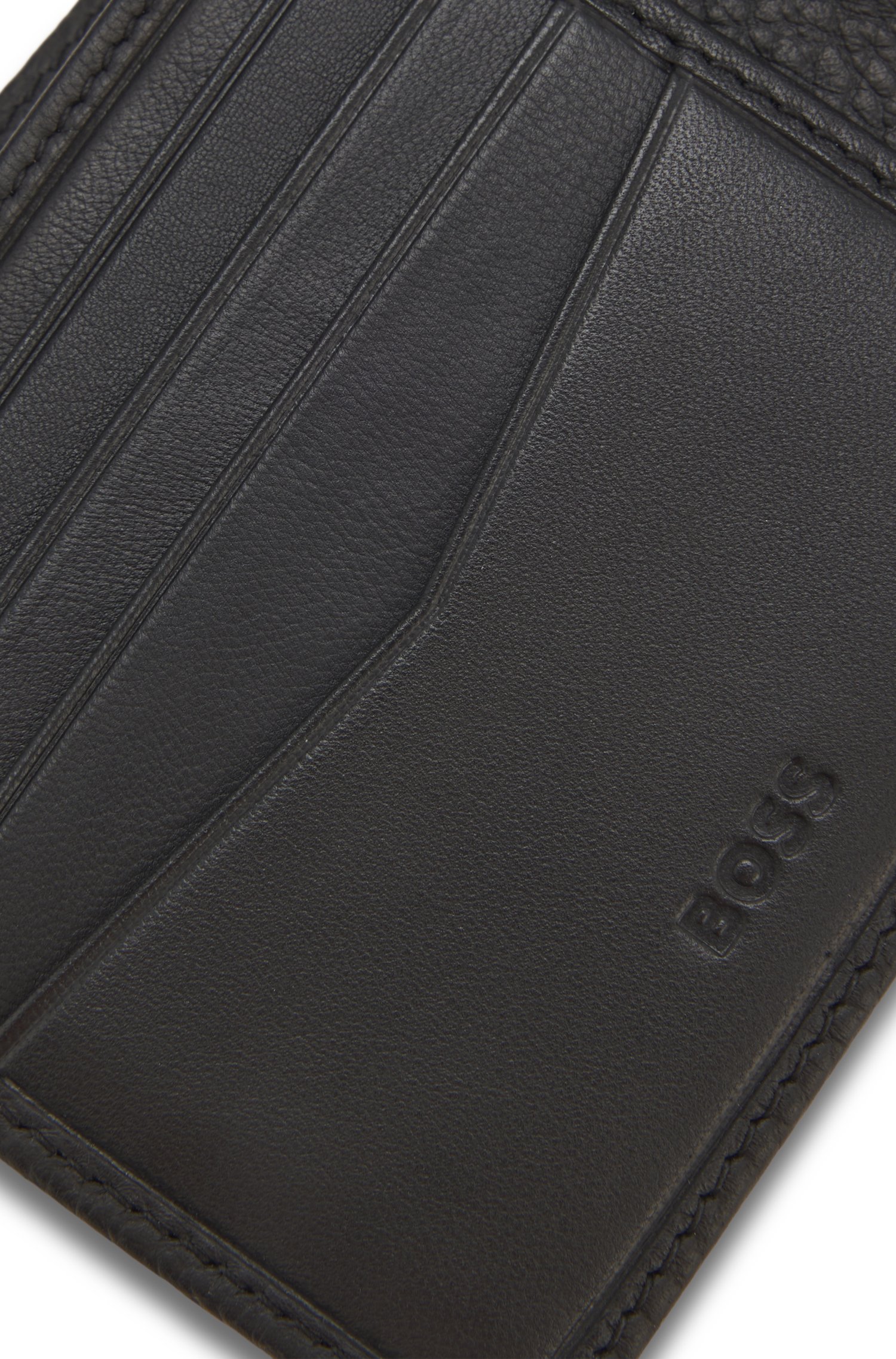 Boss Grained-leather wallet plånböcker & korthållare herr – bild 2