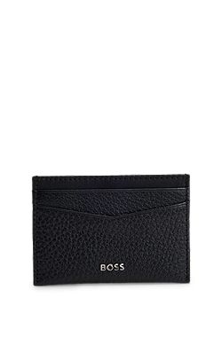 Soft-leather wallet with polished hardware