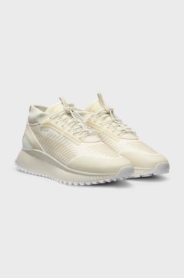 BOSS X GORE-TEX&reg; TTNM EVO trainers with waterproof finish, White