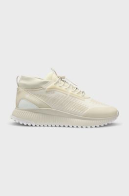 BOSS X GORE-TEX&reg; TTNM EVO trainers with waterproof finish, Natural