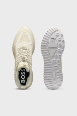 BOSS X GORE-TEX&reg; TTNM EVO trainers with waterproof finish, Natural